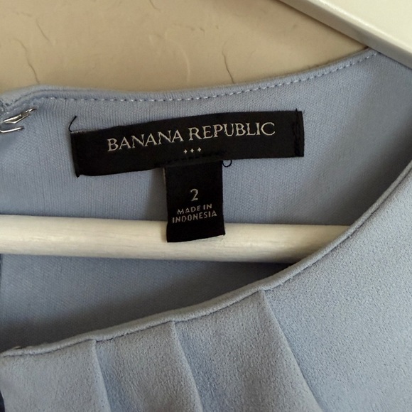 Banana Republic Sheath Dress Career Office Interview Professional Light Blue 2 - Picture 3 of 5